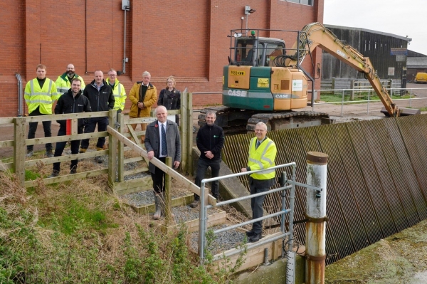 Enisca complete upgrade works to reduce flood risk