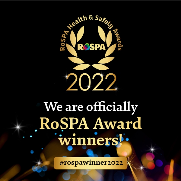 Enisca celebrate fifth consecutive RoSPA Gold Award 